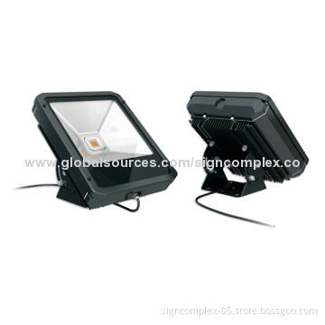 100W LED Tunnel Lights with -20 to +40°C Working Temperature, Gray or Black Shell Color